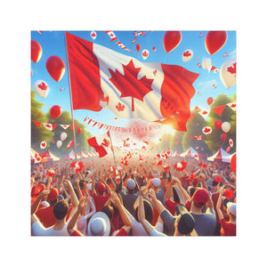 Canadian Flag Car Magnet