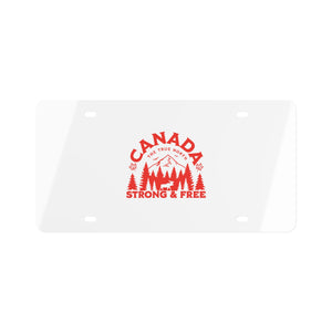 Personalized Canada Pride Plate