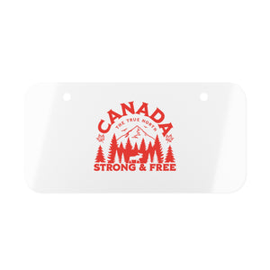 Canada Maple Leaf License Plate