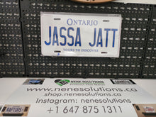 Load image into Gallery viewer, JASSA JATT  : Custom Car Plate Ontario For Novelty Souvenir Gift Display Special Occasions Mancave Garage Office Windshield
