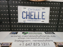 Load image into Gallery viewer, CHELLE : Custom Car Ontario For Off Road License Plate Souvenir Personalized Gift Display
