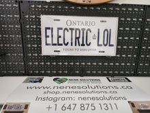 Load image into Gallery viewer, ELECTRIC LOL : Custom Car Ontario For Off Road License Plate Souvenir Personalized Gift Display
