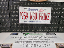 Load image into Gallery viewer, 1959 NSU PRINZ License Plate
