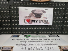 Load image into Gallery viewer, I MY PUG : Custom Car Ontario For Off Road License Plate Souvenir Personalized Gift Display
