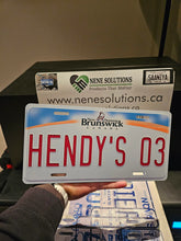 Load image into Gallery viewer, New Brunswick Custom License Plate Personalized Name Plate Premium Display Gift Souvenir
