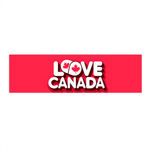 Love Canada Car Bumper Sticker