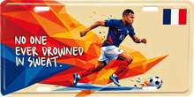 Load image into Gallery viewer, FIFA Custom Number Plate – Personalized Player &amp; Country Flag Design
