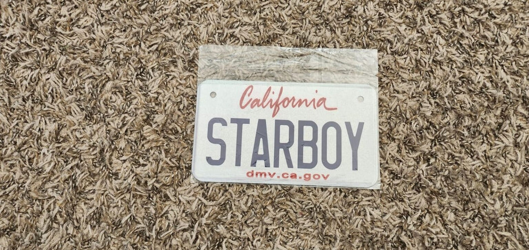 STAR BOY  : Custom Bike california For Off Road License Plate Souvenir Personalized Gift Display