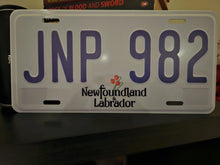 Load image into Gallery viewer, Newfoundland Custom License Plate Personalized Aluminum Name Plate Collectible Vehicle Display Gift
