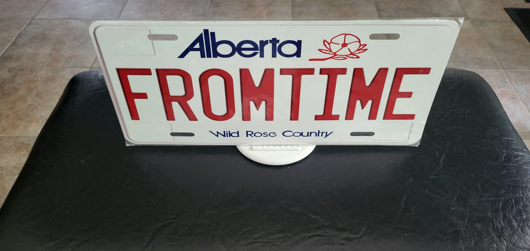 FROMTIME : Custom Car Alberta For Off Road License Plate Souvenir Personalized Gift Display