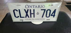 CLXH 704 : Custom Car Plate Ontario For Novelty Souvenir Gift Display Special Occasions Mancave Garage Office Windshield