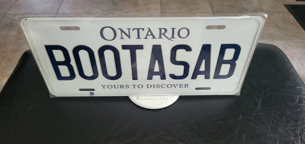BOOTASAB : Custom Car Ontario For Off Road License Plate Souvenir Personalized Gift Display