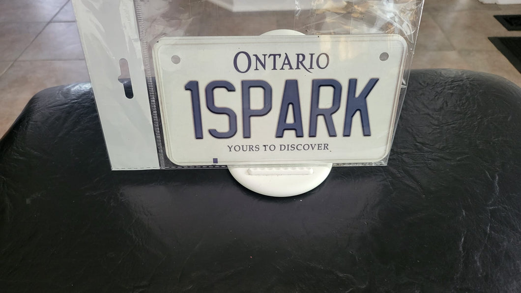 1SPARK : Custom Bike Ontario For Off Road License Plate Souvenir Personalized Gift Display