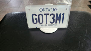 G0T3M1 : Custom Bike Ontario For Off Road License Plate Souvenir Personalized Gift Display