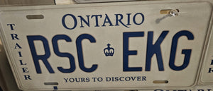 RSC EKG : Custom Car Ontario For Off Road License Plate Souvenir Personalized Gift Display