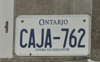 CAJA-762 : Custom Bike Ontario For Off Road License Plate Souvenir Personalized Gift Display