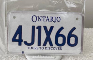 4JIX66 : Custom Bike Ontario For Off Road License Plate Souvenir Personalized Gift Display