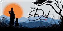 Load image into Gallery viewer, Custom License Plate &amp; Keychain | Father's Day Gift | Add Dad's Name | Car – Bike – Motorcycle | All Sizes Available
