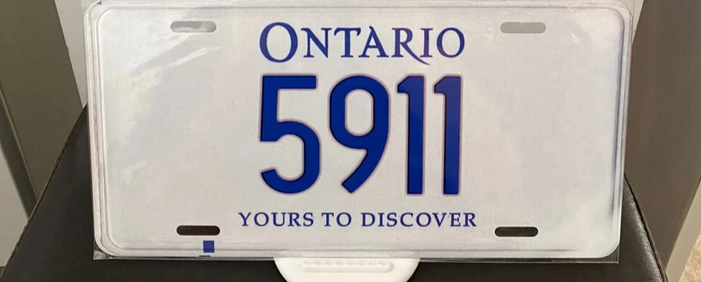 5911 : Custom Car Ontario For Off Road License Plate Souvenir Personalized Gift Display