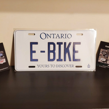 Load image into Gallery viewer, E-BIKE :  Custom Car Ontario For Off Road License Plate Souvenir Personalized Gift Display
