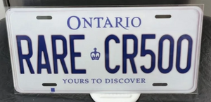 RARE CR500 : Custom Car Ontario For Off Road License Plate Souvenir Personalized Gift Display