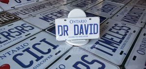 DR. DAVID : Custom Bicycle Ontario For Off Road License Plate Souvenir Personalized Gift Display