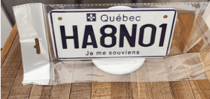 HA8N01 : Custom Bike Quebec For Off Road License Plate Souvenir Personalized Gift Display