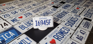 16945F : Custom Bike Ontario For Off Road License Plate Souvenir Personalized Gift Display