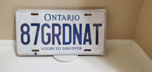 Load image into Gallery viewer, *87GRDNAT* Customized Ontario Car Plate Size Novelty/Souvenir/Gift Plate

