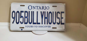 905BULLYHOUSE : Custom Car Ontario For Off Road License Plate Souvenir Personalized Gift Display