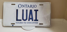 Load image into Gallery viewer, LUAI : Custom Car Ontario For Off Road License Plate Souvenir Personalized Gift Display
