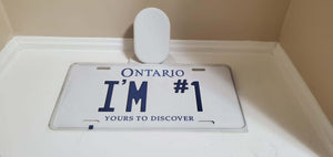 *I'M #1* Customized Ontario Car Plate Size Novelty/Souvenir/Gift Plate