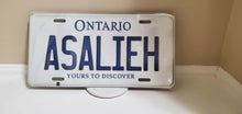 Load image into Gallery viewer, ASALIEH :  Custom Car Ontario For Off Road License Plate Souvenir Personalized Gift Display
