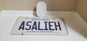 ASALIEH :  Custom Car Ontario For Off Road License Plate Souvenir Personalized Gift Display