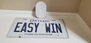 *EASY WIN* Customized Ontario Car Plate Size Novelty/Souvenir/Gift Plate