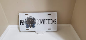 *YOUR BAND IMAGE OR LOGO* White Background Customized Car Plate Size Novelty/Souvenir/Gift Plate