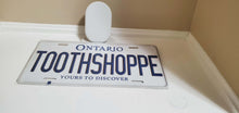 Load image into Gallery viewer, *TOOTHSHOPPE*  Customized Ontario Car Plate Size Novelty/Souvenir/Gift Plate
