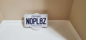 *NOPL8Z* :  Your Custom Message on Bike Plate Size Customized Novelty/Souvenir/Gift Plate