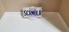 Load image into Gallery viewer, *SCRMBLR* :  Your Custom Message on Bike Plate Size Customized Novelty/Souvenir/Gift Plate
