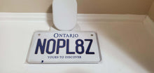 Load image into Gallery viewer, *NOPL8Z* :  Your Custom Message on Bike Plate Size Customized Novelty/Souvenir/Gift Plate

