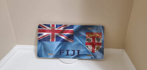 *FIJI* : Personalized Name Plate:  Souvenir/Gift Plate in Car Size