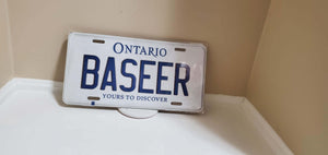 *BASEER* Customized Ontario Car Plate Size Novelty/Souvenir/Gift Plate
