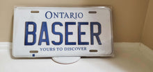 Load image into Gallery viewer, *BASEER* Customized Ontario Car Plate Size Novelty/Souvenir/Gift Plate

