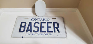 *BASEER* Customized Ontario Car Plate Size Novelty/Souvenir/Gift Plate