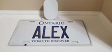 Load image into Gallery viewer, ALEX : Custom Car Ontario For Off Road License Plate Souvenir Personalized Gift Display
