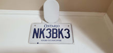 Load image into Gallery viewer, *NK3BK3* :  Your Custom Message on Bike Plate Size Customized Novelty/Souvenir/Gift Plate
