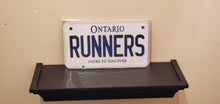 Load image into Gallery viewer, *RUNNERS* :  Your Custom Message on Bike Size Customized Novelty/Souvenir/Gift Plate
