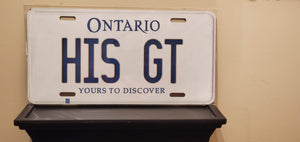 *HIS GT* Customized Ontario Car Size Novelty/Souvenir/Gift Plate