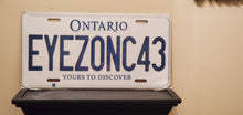 Load image into Gallery viewer, EYEZONC43 : Custom Car Ontario For Off Road License Plate Souvenir Personalized Gift Display

