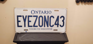EYEZONC43 : Custom Car Ontario For Off Road License Plate Souvenir Personalized Gift Display